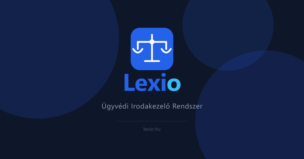 lexio ügyvédi szoftver